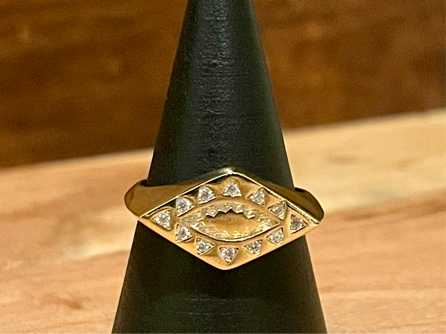 Gold Diamond-Micro Pave-Adjustable