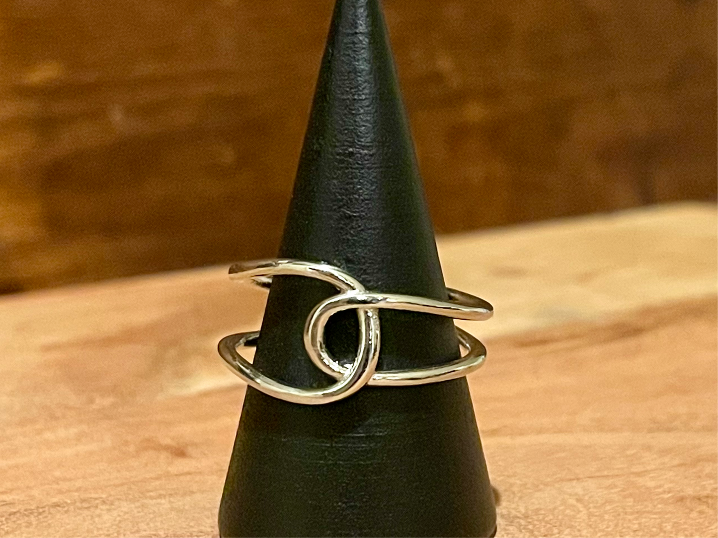 Silver Knot Ring-Adjustable