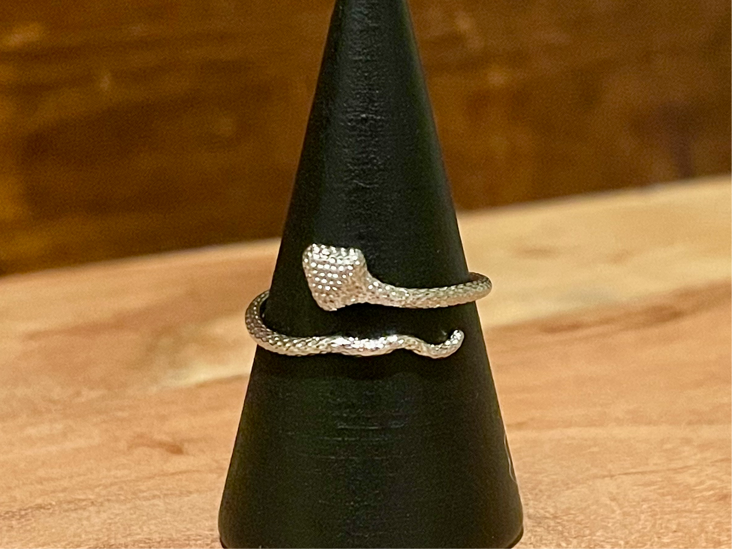 Silver Snake Ring-Adjustable
