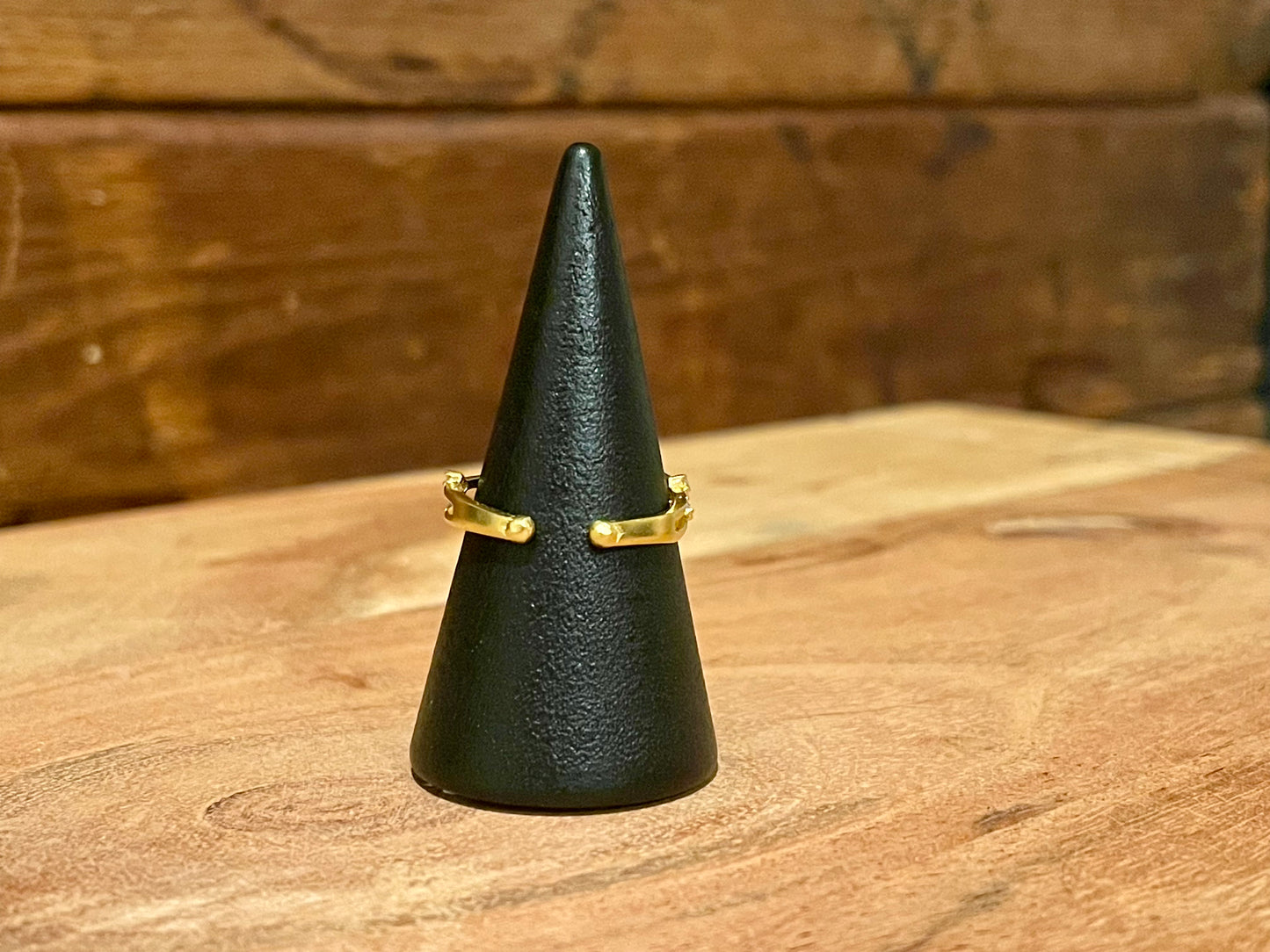 Gold Micro Pave Star - Adjustable