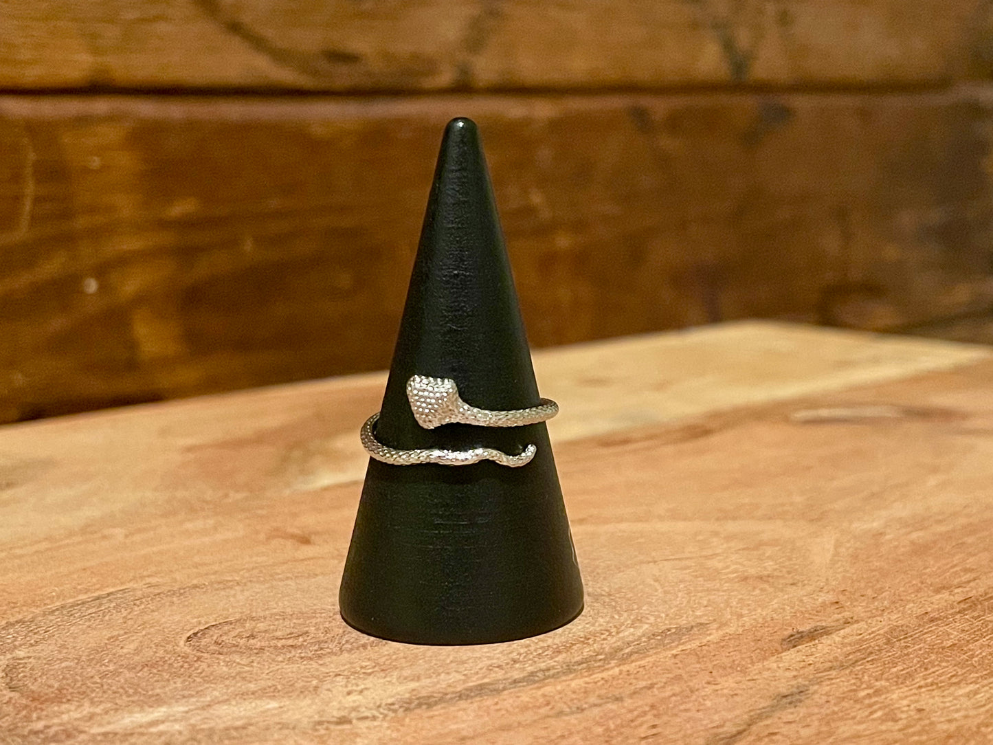 Silver Snake Ring-Adjustable