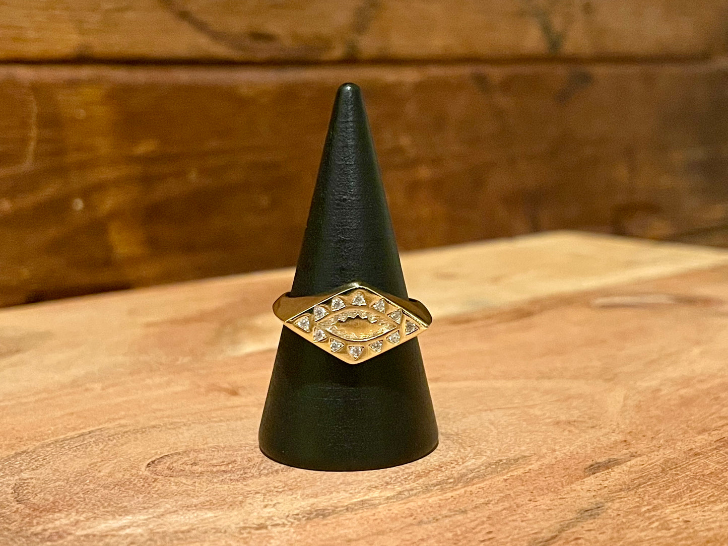 Gold Diamond-Micro Pave-Adjustable