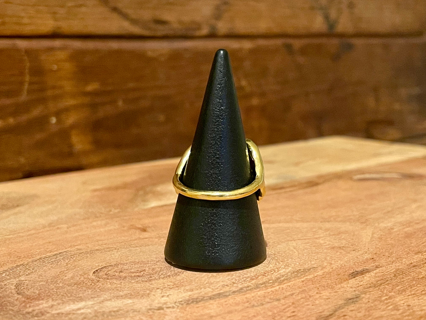 Gold Angel Wings Ring- Adjustable