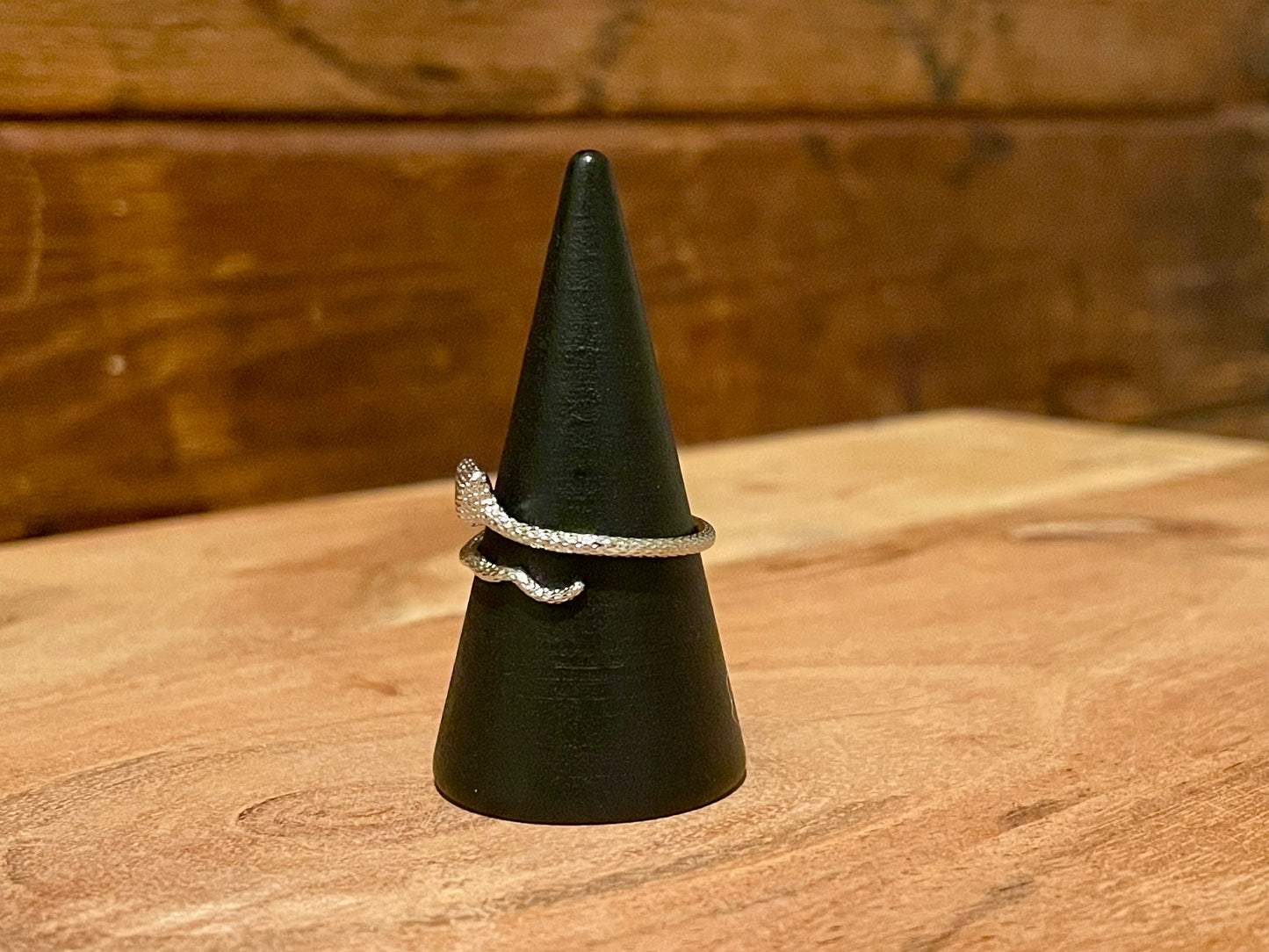 Silver Snake Ring-Adjustable