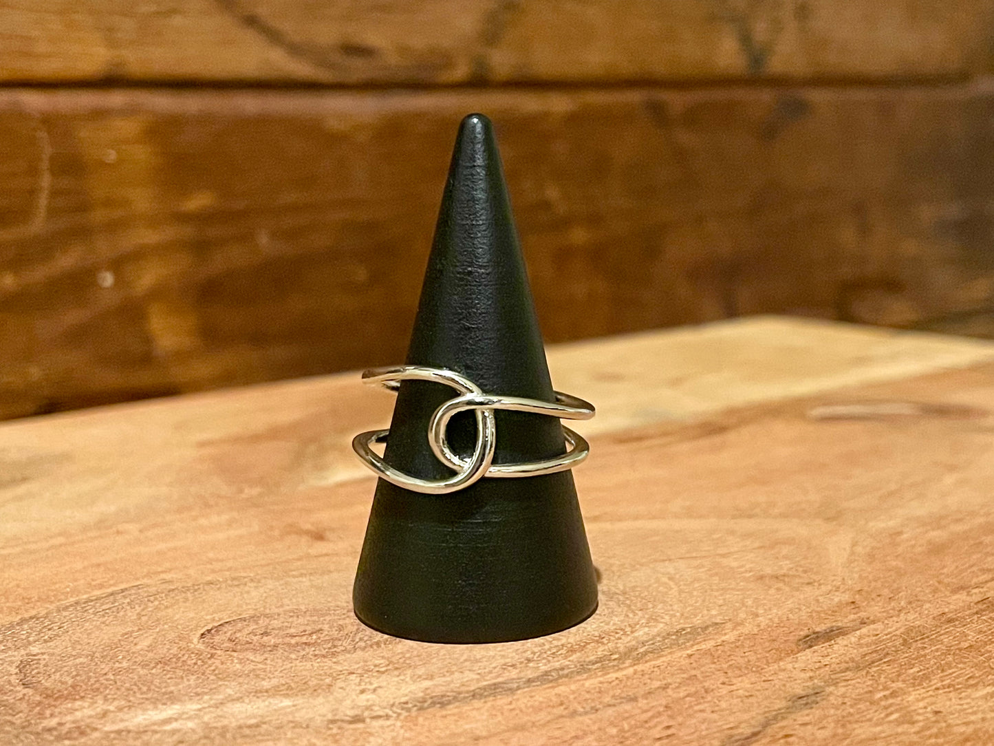 Silver Knot Ring-Adjustable