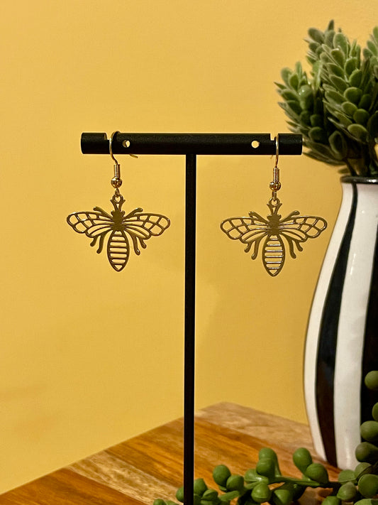 Honey Bee Earrings